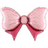 Pink Polka Dot Bow <br> 43”/109 cm Wide